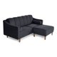 thumbnail image 3 of Sala Modular Sofá Cama Reversible Makora Velvet Gris Oxford Modelo Novella, 3 of 9