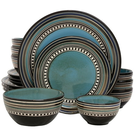 

16 Pieces Kitchen Dinnerware Set-Blue