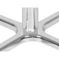 thumbnail image 3 of Regency Via 30" Round X-Base Table- Grey/Chrome, 3 of 3