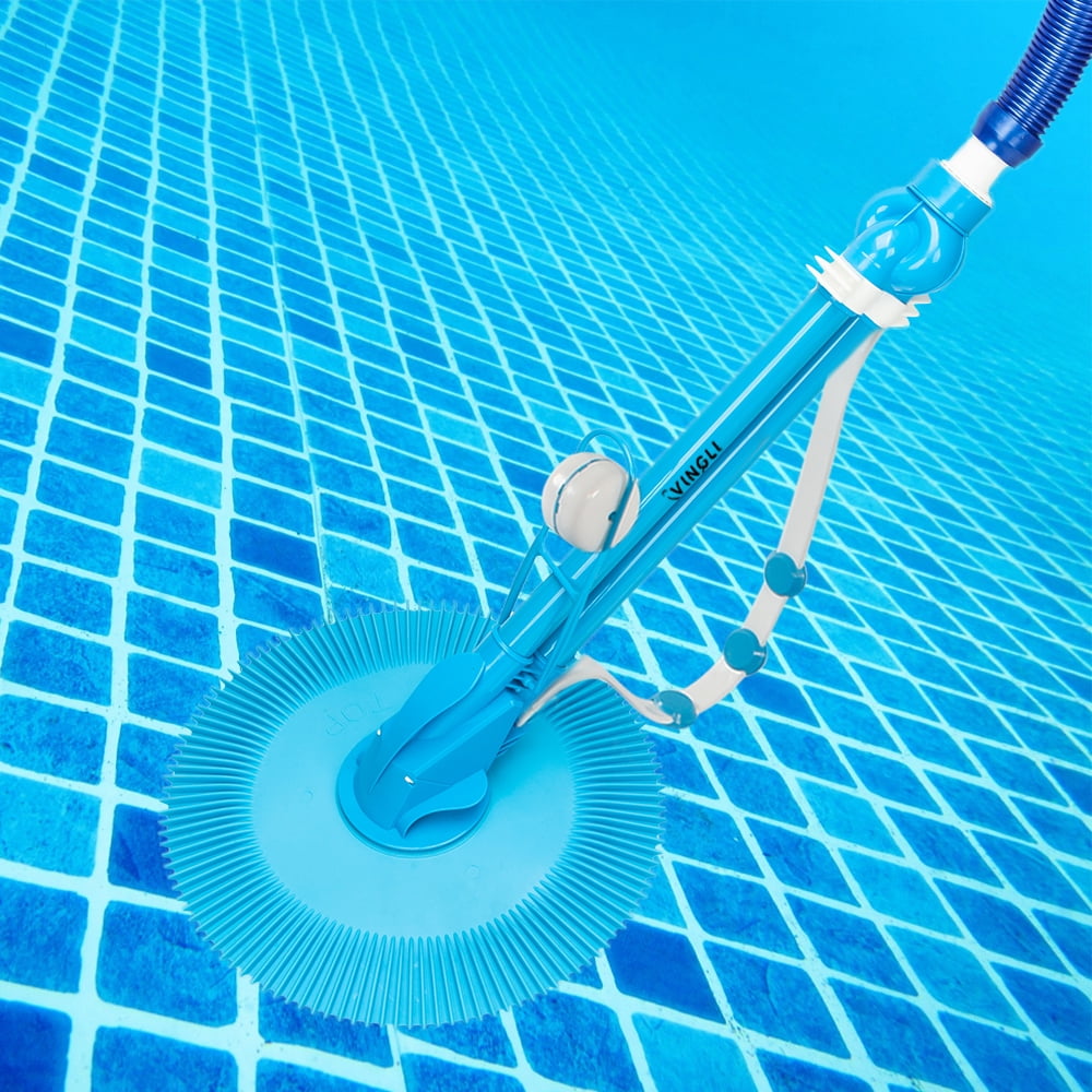 Zimtown Automatic Above Ground Swimming Pool Cleaner with 10 Hose, Pool Vacuum Set for Inground Swimming Pool