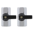 thumbnail image 1 of SHAR 2Pcs Straight Through Polishing Mini Brass Pneumatic Ball Valve Double Female Thread G3/8in, 1 of 11