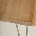 thumbnail image 4 of World Interiors Acacia Live Edge Rectangle Side Table in Natural, 4 of 6