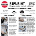 thumbnail image 2 of Hawkins Pressure Cooker Repair Kit Inside Fix Your Cooker Your Self at Home (KIT5L), 2 of 6