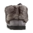 thumbnail image 4 of Isotoner Women's Memory Foam Microsuede Nelly Moc Bootie Slippers, 4 of 5