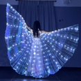 thumbnail image 4 of Capa de iluminación para fiestas, disfraces de danza del vientre, alas de mariposa luminosas con LED, 4 of 5