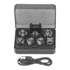 thumbnail image 1 of Electric Light Dice Set LED Glowing Magnetic Polyhedral Rechargeable Light Dice for Table, 1 of 4