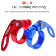 thumbnail image 3 of 34.9mm Quick Release Seat Post Clamp for Mountain & Road Bikes - Secure Locking, Lightweight Durable Design, Easy Installation, Red Color, Universal Bicycle Seatpost Fixing Accessory, 3 of 6