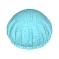 thumbnail image 1 of YFYANG Women's Double Waterproof Shower Cap, Blue Line Texture Reusable Hair Cap for All Hair Styles and Head Sizes, 1 of 9