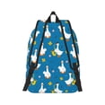 thumbnail image 3 of Daiia Cartoon Goose Vintage Canvas Backpack for Men and Women ,Hiking Backpack,Travel Laptop Bag for School,Large Capacity Backpack, 3 of 8