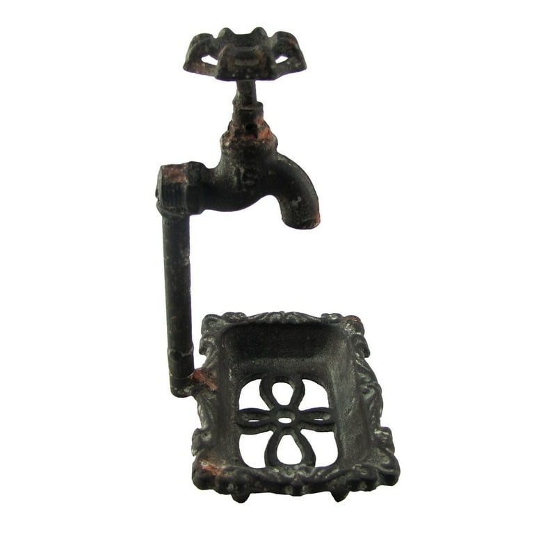 Old Rusty Garden Faucet Spigot Handle Soap Dish Old Rusty Garden Faucet Spigot Handle Soap Dish