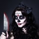 thumbnail image 5 of pstuiky Horripilantes accesorios de Halloween: cuchillo de fruta de plástico moldeado por soplado con sangre cuchillo de carnicero falso para bromas y fiestas de disfraces., 5 of 7