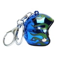 thumbnail image 1 of Colorful helmet keychain motorcycle windbreaker helmet?? M4L0, 1 of 9
