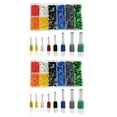thumbnail image 1 of 1600 PCS Ferrules Kit, Wire Ferrules Crimp Connector, Insulated Cord Pin End Terminal AWG 22-10 Kit,1600pcs x Ferrules kit with a plastic box, 1 of 5