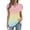Multicolor, variant on Short Sleeve Women's Tops, Tees & Blouses V-Neck Multiple Color Casual Blouse Plus Size Comfortable Flutter Shirts Womens Tops