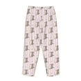 thumbnail image 3 of Lsque Heart Cat Print Women's Pajama Pants, Lounge Pant - Comfortable Home Wear,Elastic Waistband, Stylish Design-Medium, 3 of 9