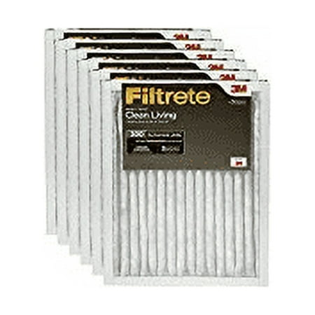 filtrete clean living basic dust ac furnace air filter  mpr 300  20 x 30 x 1-inches  6-pack