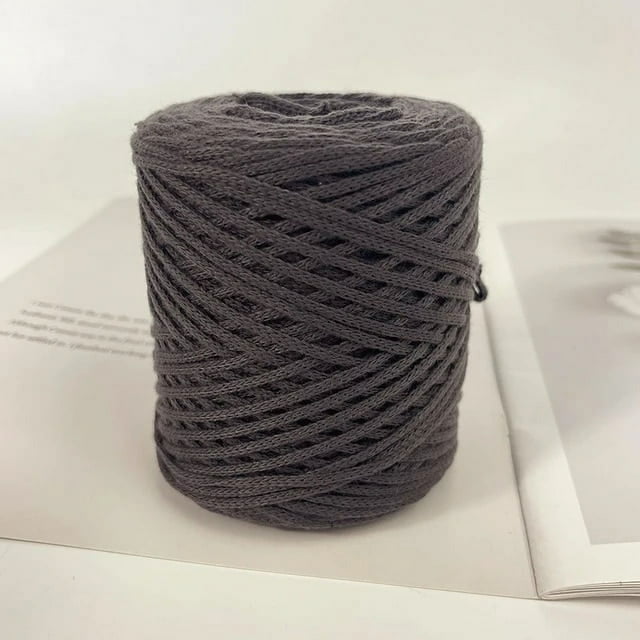 2mm 200g Hollow Knitted Crochet Yarns DIY Handbag Purse Basket Chunky trapillo Nylon Cord Polyester Thread Rope Line Woven