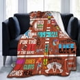 thumbnail image 2 of Football Blanket - Football Blankets Football Gifts for Boys Kids Adult Plush Blanket for Couch Bed Sofa Home Decor 50"X60", 2 of 5