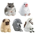 thumbnail image 2 of Japanese Genuine Gacha Scale Model Lap Around Waiting Animals Pigeons Chihuahuas Sheep Orangutans Action Figure Toy, 2 of 5