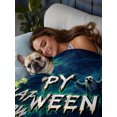 thumbnail image 4 of Twin Flat Sheet Only Halloween Haunted Castle Soft Microfiber Cooling Bedding Sheets Ghost Crow Pumpkin Flat Bed Sheet for Hotel,Home Decor, 4 of 9