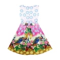 thumbnail image 2 of Girls Dress Chinese Peacock Peony Flower Circle Pattern 6 Years, 2 of 4