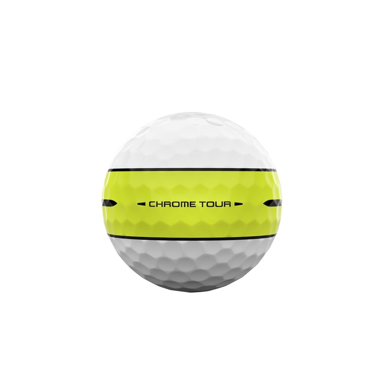 Callaway Golf Chrome Tour 26 - 360 Yellow Stripe 12 ball pk