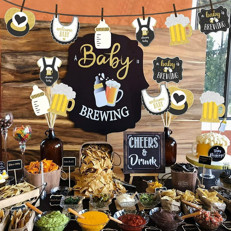 Baby Diaper Dad Diaper Party Beer Themed Party Decorations