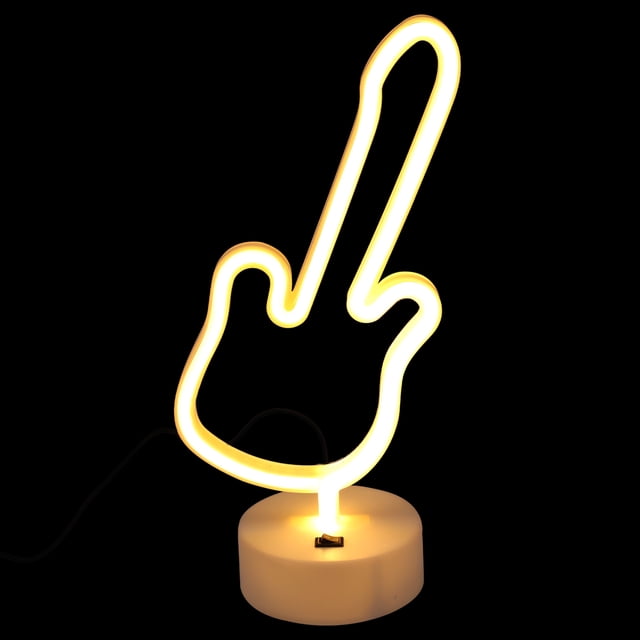 Minkissy 1Pack Guitar Modeling Light For Home Atmosphere Enhancement Photography