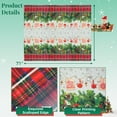 thumbnail image 2 of Christmas Tablecloth Decorative Rectangular: Cloth Table Cover Table Decor Cloth, 2 of 7