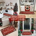 thumbnail image 5 of Merry Christmas Kitchen Rugs Set 2 Pieces Non Skid Kitchen Floor Rug and Mat Christmas Kitchen Rug Area Mat Carpets for Holiday Outdoor Decor 17"x47"+17"x30", 5 of 6