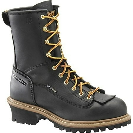 

Men s Carolina Steel Toe Waterproof Lace - to - Toe Logger Boots