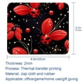 thumbnail image 5 of Ladybird Gaming Mouse Pad Desk Mat, Square 8.3x9.8 Inch Non-Slip Rubber Bottom Printed Design for Office and Gaming, 5 of 6