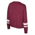 thumbnail image 3 of Women's Colosseum Garnet Florida State Seminoles Lost City Speckle Pullover Sweatshirt, 3 of 3