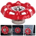 thumbnail image 4 of Shisuyan Shift Gear Cover For Car Red Metal 1Pcs 2.0X2.0X1.2In, 4 of 9