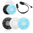 thumbnail image 3 of 100Pcs Headphone Ear Covers TRIANU Disposable Earphone Overs Sanitary Non-Woven Stretch Earpad Covers Earcup Covers Fit for Most on Ear Headphones-Blue,10-12 cm, 3 of 7