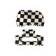 thumbnail image 1 of Checker Claws Tortoise Barrettes Claw Clips para mujeres antideslizante Grip Lattice Design Hair Jaw Clips Clamp (2 paquetes) kaili Sencillez, 1 of 4