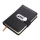 thumbnail image 3 of Diario A6 con cerradura, cuaderno de cuero lindo para journaling, diario negro, 3 of 7