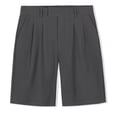thumbnail image 2 of Fgnfyis Men's Casual Summer Shorts Comfortable Breathable Slim Fit Dress Chino Short Pants for Business Leisure and Outdoor Activities Shorts for Men Grey 36, 2 of 8