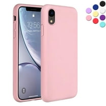Entronix Silicone Soft Case Designed for iPhone XR Shockproof Durable Slim Fit (Light Pink)
