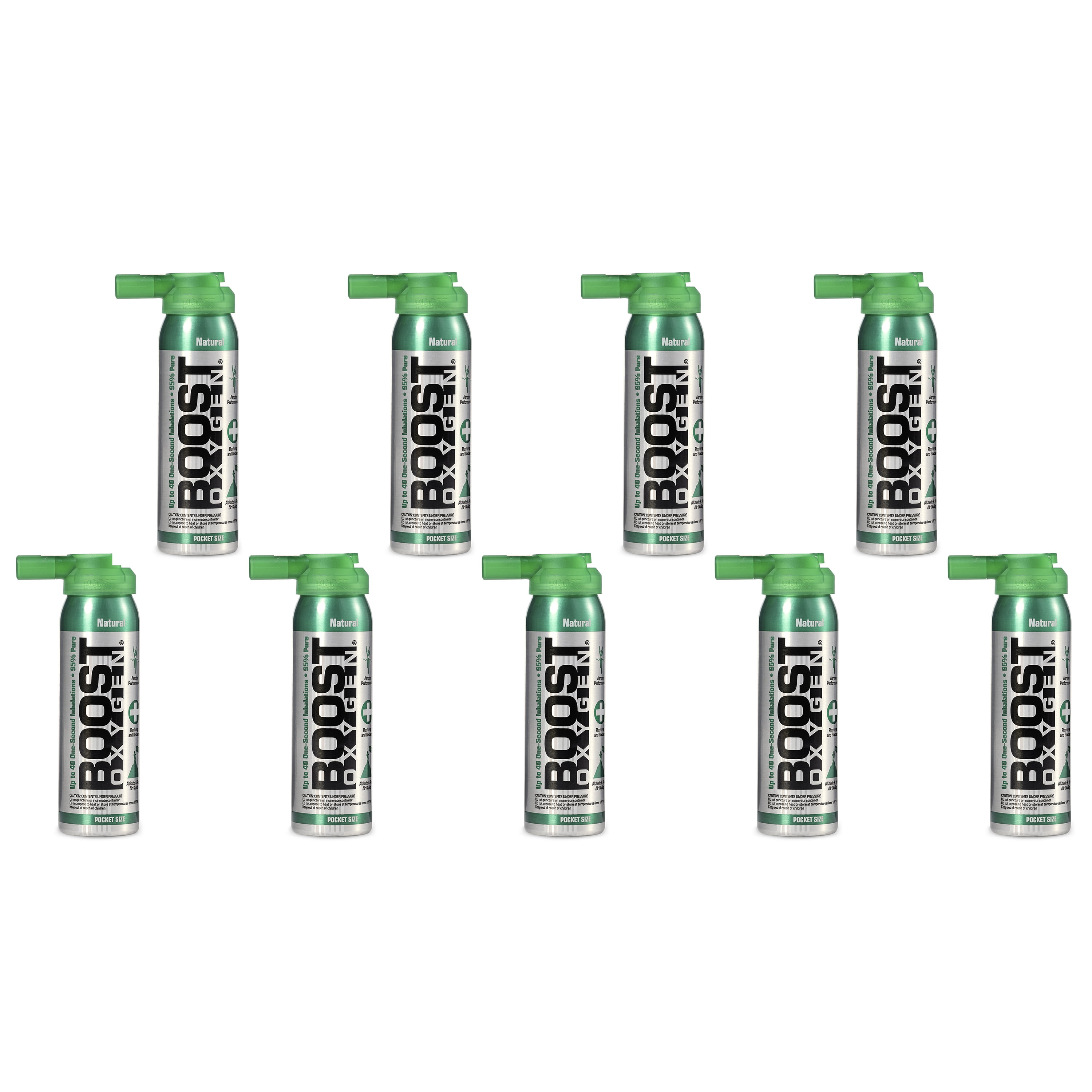 Boost Oxygen Canned 2Liter Natural Inhaler Canister Bottle, Flavorless