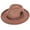 Khaki, variant on Felt Fedora Hat for Men Women Wide Brim Panama Jazz Hat Vintage Elegant 1920s Gatsby Dress Hat with Feather Band - Khaki