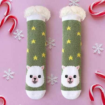 

WOXINDA Floor Socks Soft Socks Home Fuzzy Winter Super Unisex Lined Socks Socks Slipper Warm Socks