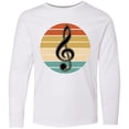 thumbnail image 3 of Inktastic Music Treble Clef Marching Band Long Sleeve Youth T-Shirt, 3 of 5