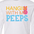 thumbnail image 4 of Inktastic Hanging with My Peeps Long Sleeve Youth T-Shirt, 4 of 5