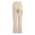 thumbnail image 6 of Qodauz Womens Wide Leg Baggy Sweatpants Drawstring Cargo Sweat Pants High Rise Casual Pant with Multi Pockets,Size S-3XL, 6 of 8