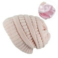 thumbnail image 4 of Baqcunre Beanies Hats Women,Most Popular Custom Brand Winter Thick Warm Wool Hair Cuffed Chunky Knitting Hat Women Pink, 4 of 4