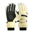 thumbnail image 2 of Tanhomme 2Pairs Running Gloves Winter Thermal Anti-Slip Gloves Fleece Gloves Men Women for Walking Cycling Driving Gloves Outdoor Sports Cycling Gloves Windproof Coldproof Plus Fleece Warm Gloves, 2 of 4