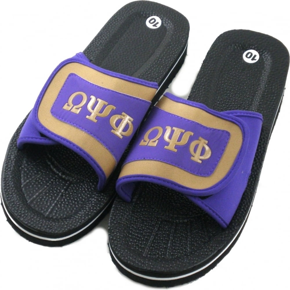 mens purple flip flops