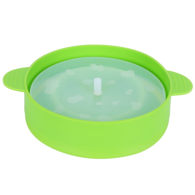 Folding Silicone DIY Popcorn Maker Bowl with Lid, Silicone Popcorn Bucket Kitchen Utensils