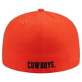 thumbnail image 4 of Men's New Era Orange Oklahoma State Cowboys 59FIFTY Fitted Hat, 4 of 6